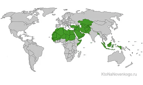 Унитарные государства на карте мира