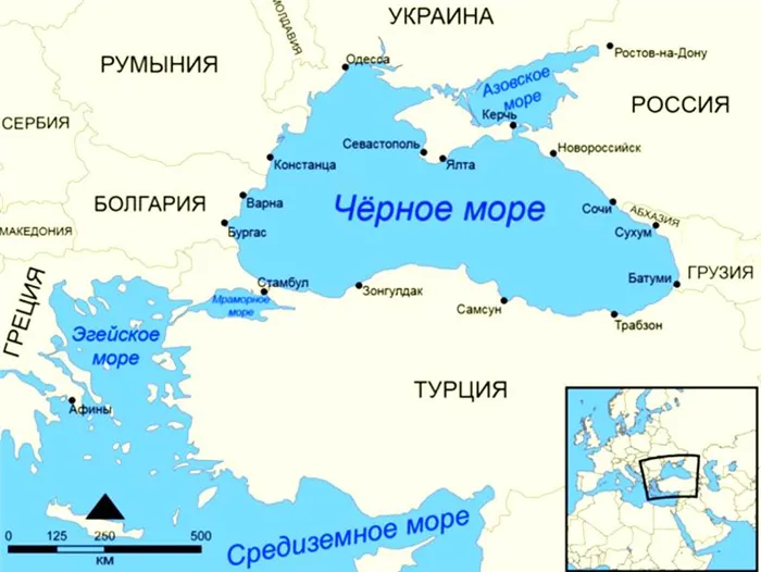 Страны Черного моря