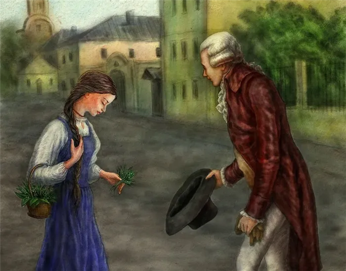 «Бедная Лиза» Н. М. Карамзина картина