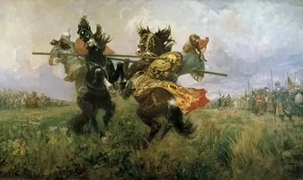 сражение богатырей перед куликовской битвой