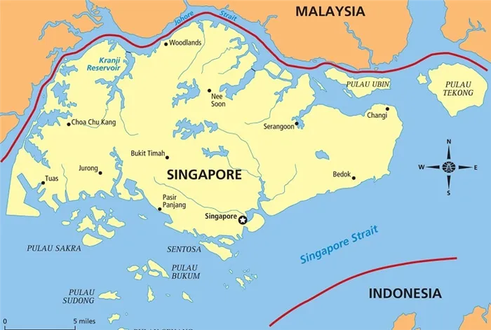 где находится Сингапур