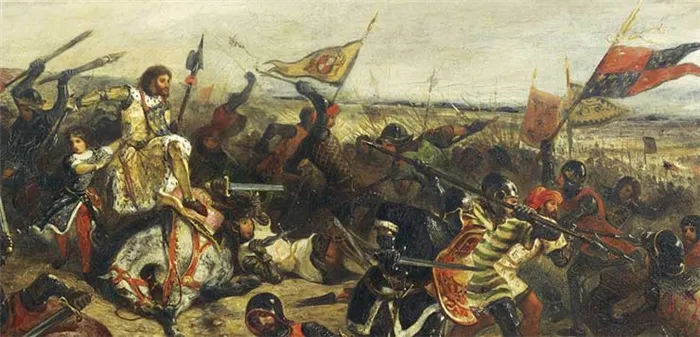 Столетняя война между Англией и Францией