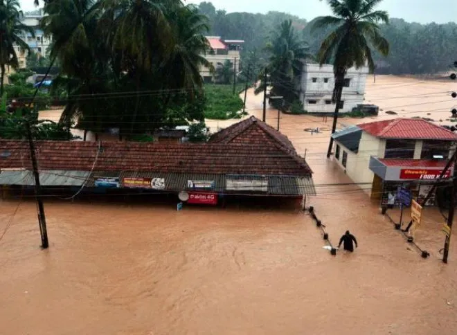 Наводнение в юго-западной Индии
