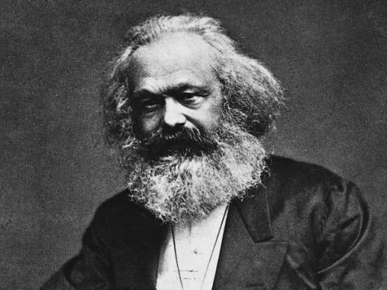 Карл Маркс изучает экономику