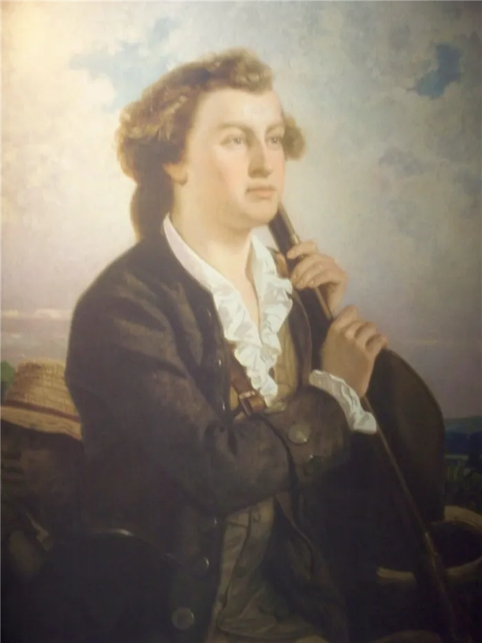 Портрет Джорджа Вашингтона в юности