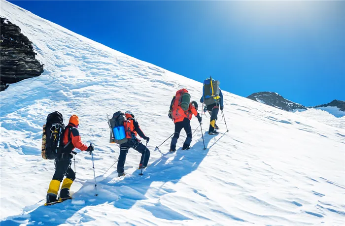 Фото: Группа альпинистов