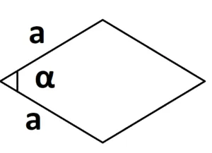 где a и b — две стороны, sinα — синус угла между ними