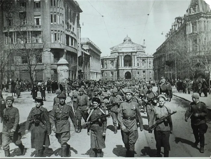 Освобождение Одессы 1944 г.
