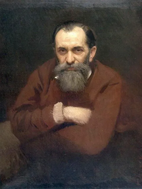 Крамской портрет Перова 